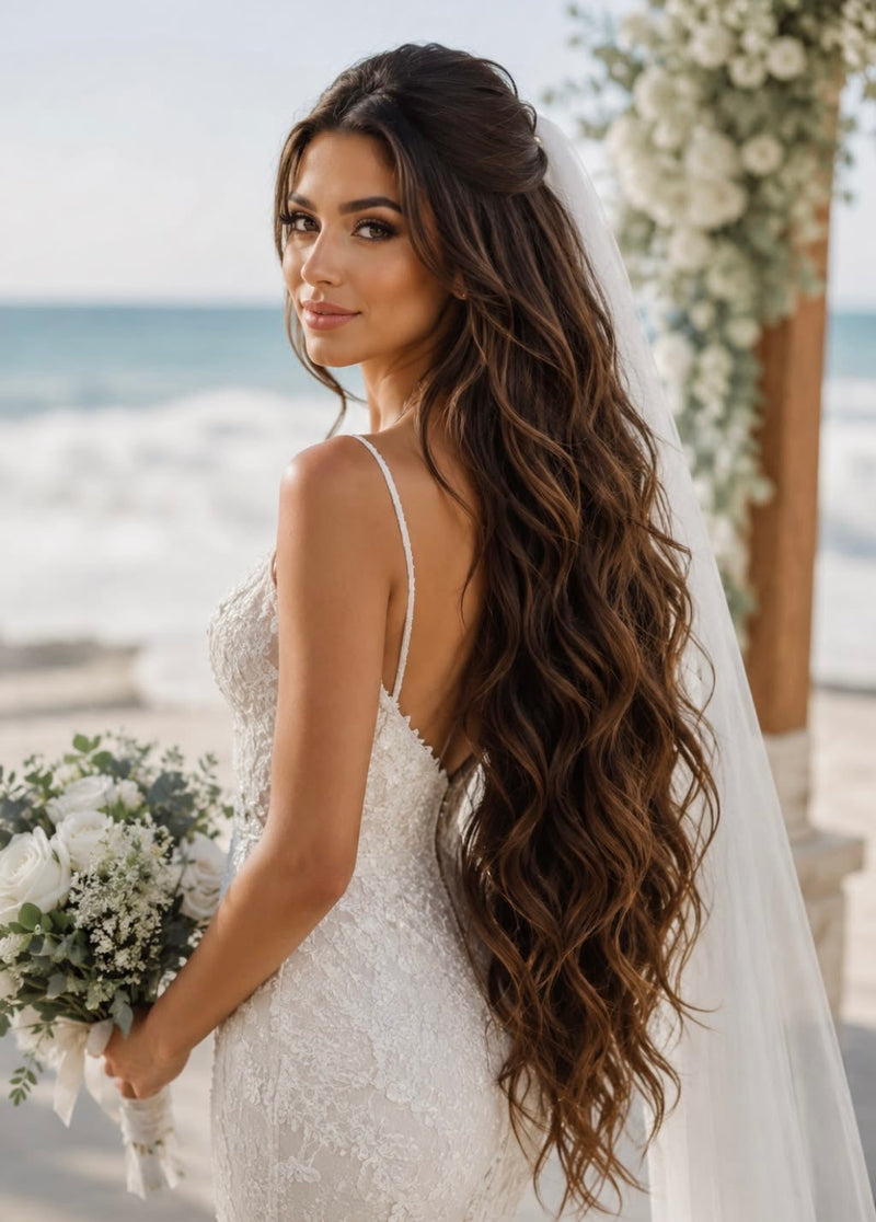 Hair Extensions for Brides: The Complete Guide for Your Wedding Day & Honeymoon
