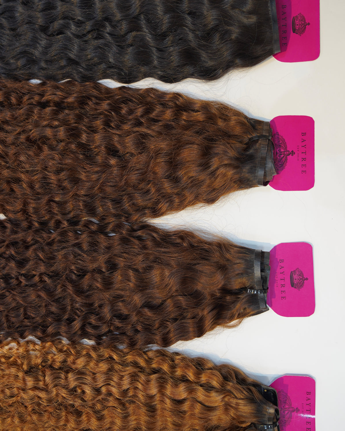 Curly Seamless Dark Brown