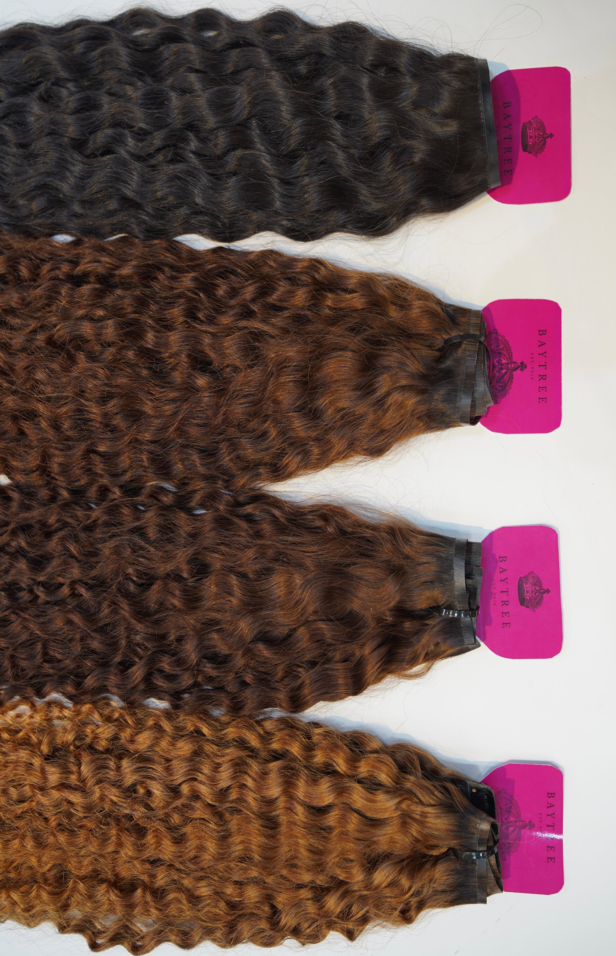 Curly Seamless Dark Brown