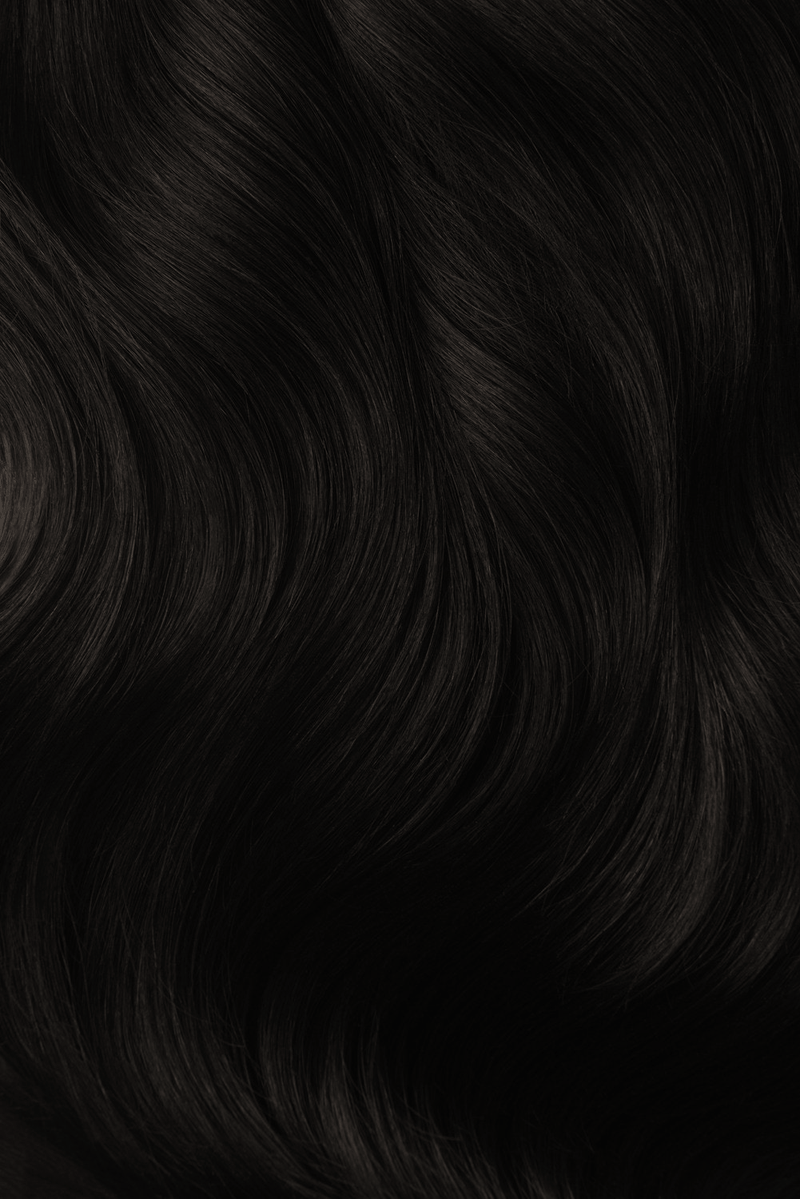 Weft Clip-In, Super Dark Brown