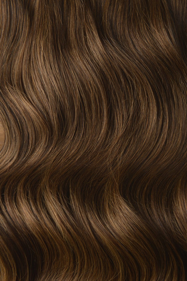 Weft Clip-In, Chocolate Suede