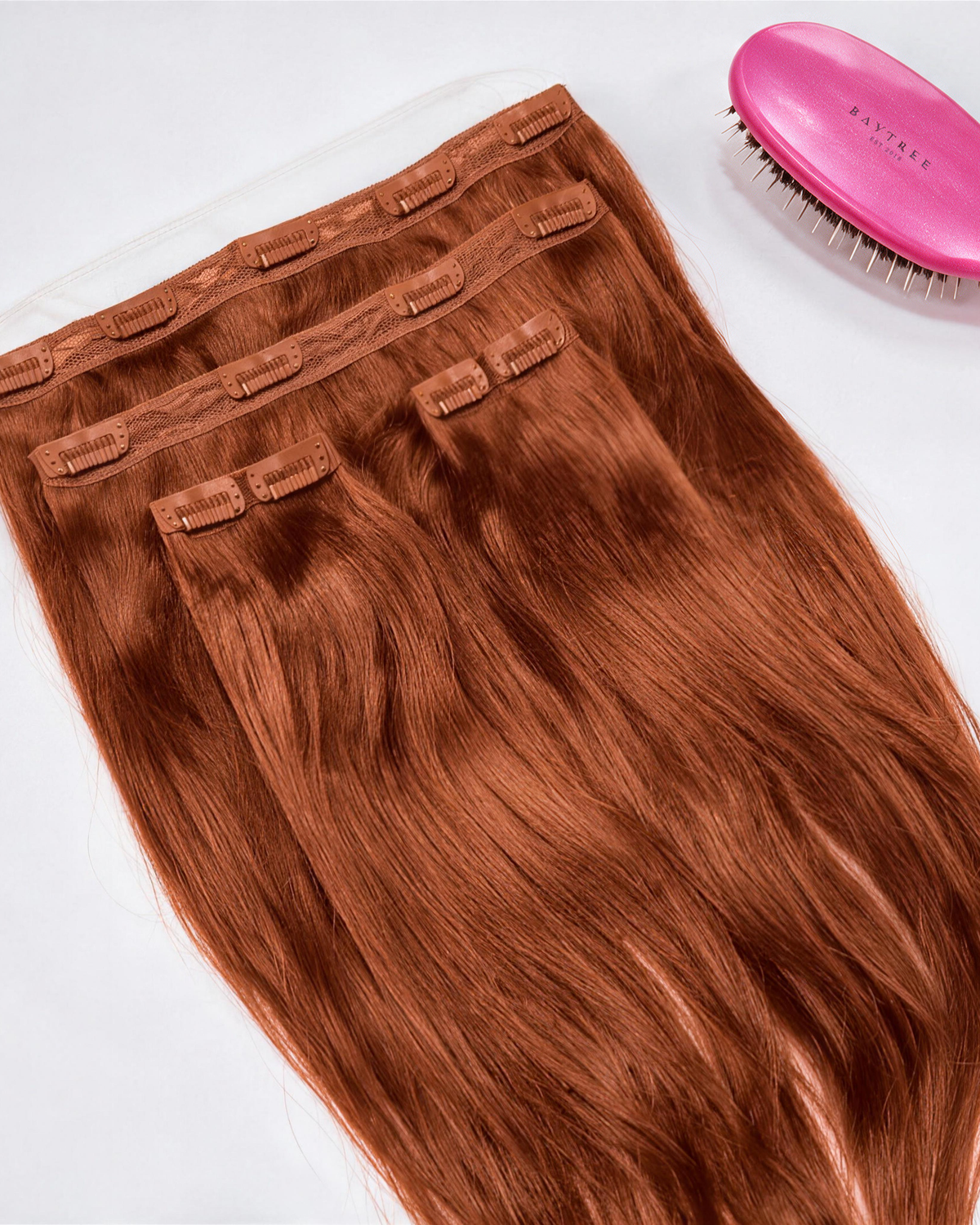 Weft Clip-In, Ginger