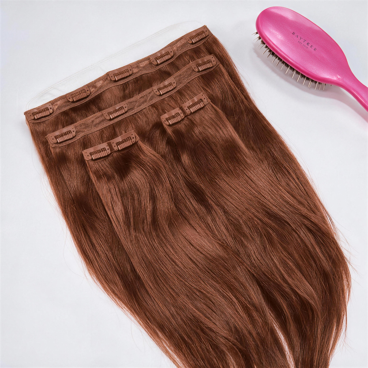 Weft Clip-In, Auburn Kiss