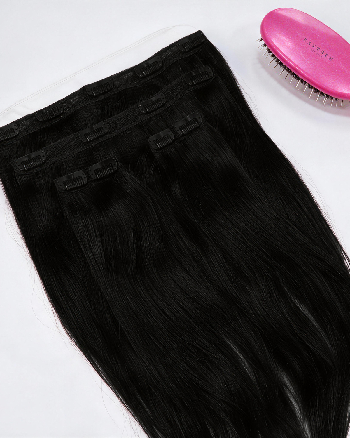 Weft Clip-In, Super Dark Brown